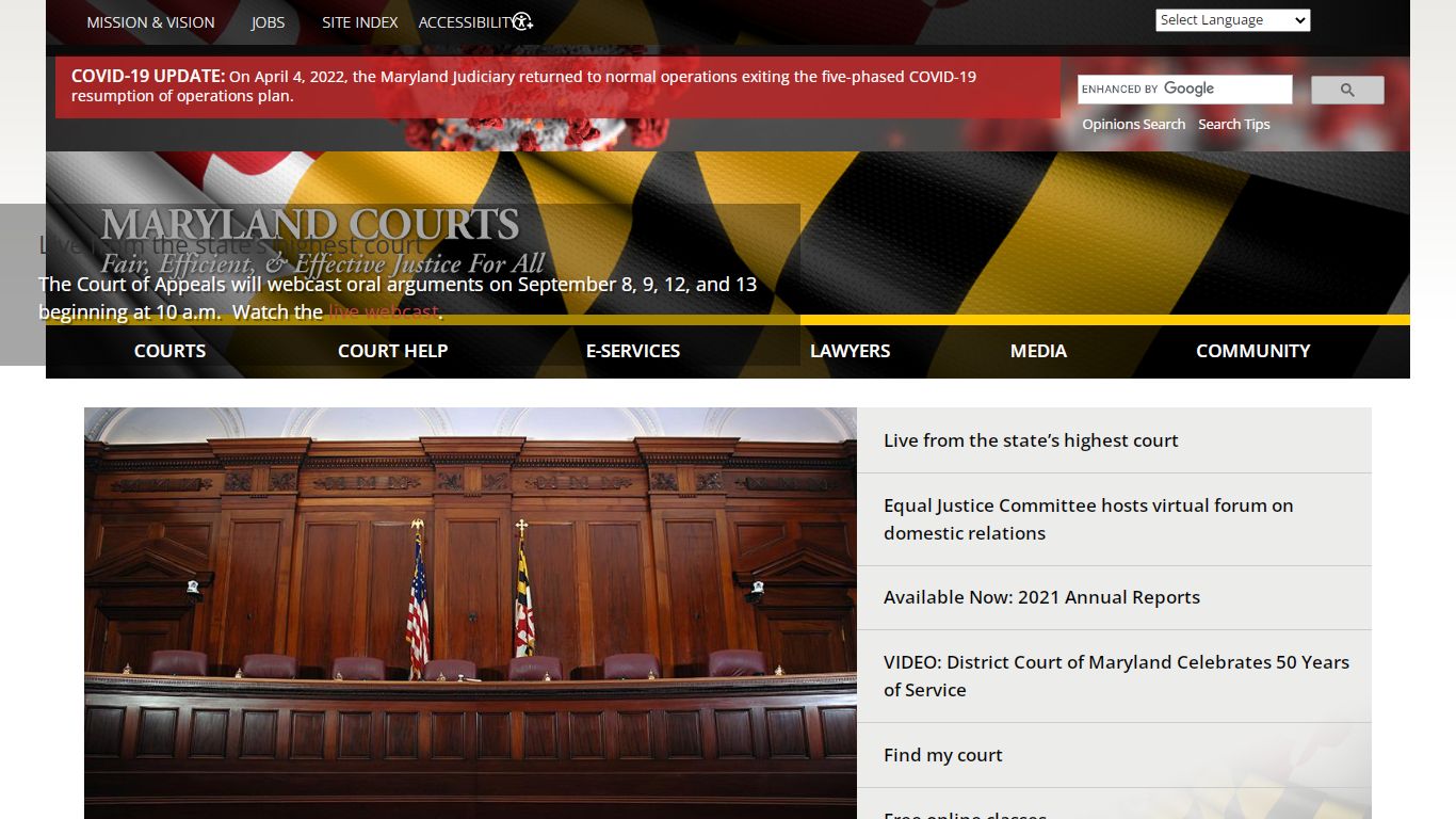 Home | Maryland Courts